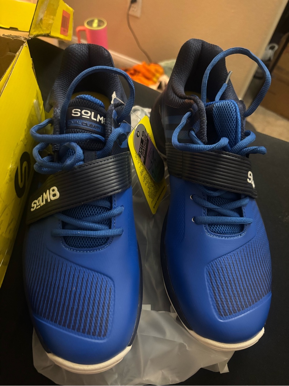 SOLM8 S8 Cricket Shoes W Rubber Spikes – Performance Cleats For Men On Outdoor